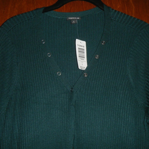 Torrid  Green Sweater Dress - Picture 3 of 3
